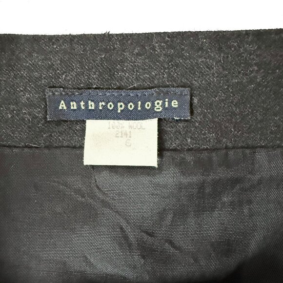 Anthropologie Double Ruffled Wool Skirt - Picture 7 of 8